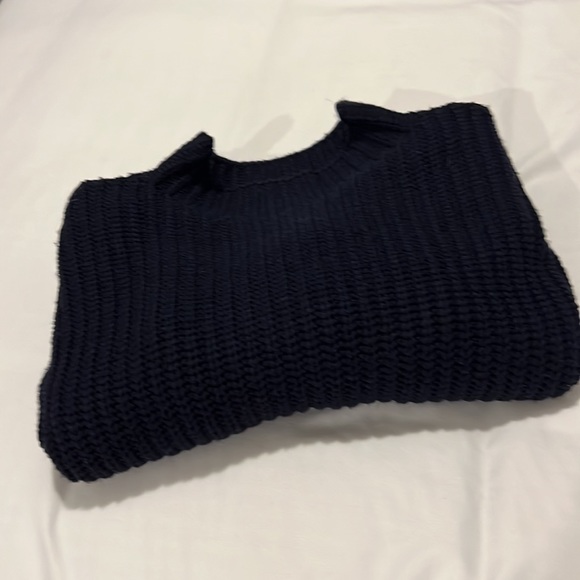 ANTHROPOLOGIE CROPPED MOCK NECK SWEATER (M/L) - Picture 11 of 13